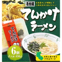 てんかけラーメン6個 玉林園《90日以内に順次出荷(土日祝除く)》 和歌山県 紀の川市 ラーメン 天かす