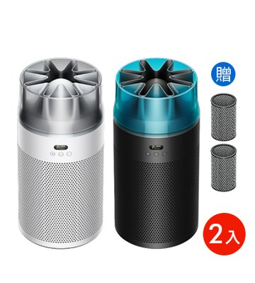 【多入採購2入超值組合】Dyson HushJet™ Purifier Compact 噴射氣流空氣清淨機 HJ10 (銀白色)