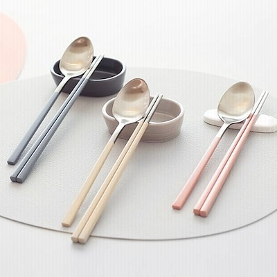 オールステンレスカトラリー2人セット スプーン2p 箸2p 韓国インテリア食器カトラリーセット 通販 Lineポイント最大1 0 Get Lineショッピング