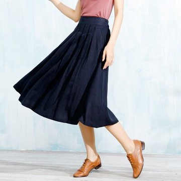 長裙棉麻半身裙子-優美淑女氣質高貴女裙裝3色73hr28【獨家進口】【米蘭精品】