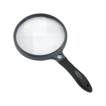 CARSON 卡薾紳 Sure聚焦放大鏡 光學級壓克力鏡片 鏡片直徑12.5cm  灰色  1個