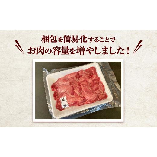 ふるさと納税 宮城県 塩竈市 肉厚牛タン焼き肉用・塩味 500g　