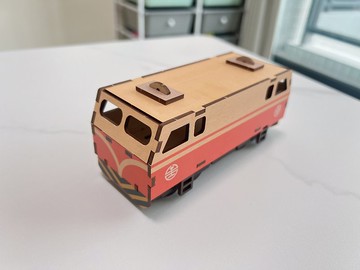莒光號火車 台鐵授權 組裝材料包 DIY組裝 交通模型 火車模型