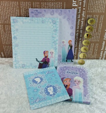【震撼精品百貨】冰雪奇緣_Frozen~信組_藍紙