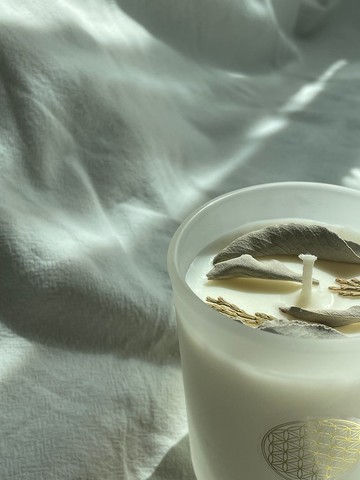 月神黛安娜 手作能量蠟燭/療癒蠟燭/脈輪蠟燭