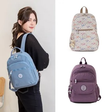 A.幸運微笑 iBrand 百搭人氣款防潑水後背包(多款多色任選)