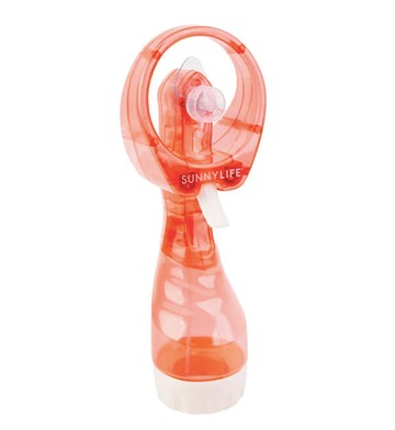讓你透心涼【SUNNYLIFE】Water Misting Fan Hot Coral 珊瑚色水霧風扇 涼快 清爽 降溫 風扇 野餐 露營 海邊 出遊 便利攜帶