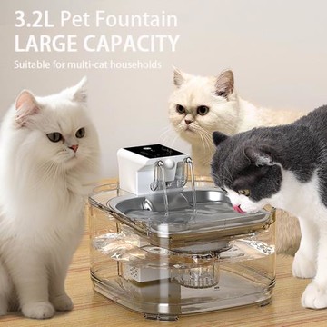 無線智能寵物飲水機大容量循環過濾活水自動飲水機智能貓狗喂水器