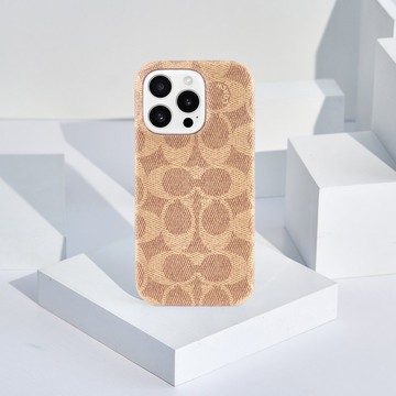 【COACH】iPhone 16 系列 精品防摔手機殼 經典卡其大