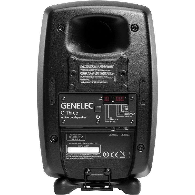 Genelec ジェネレック G Three アクティブスピーカー (1本) (ブラック) モニタースピーカー