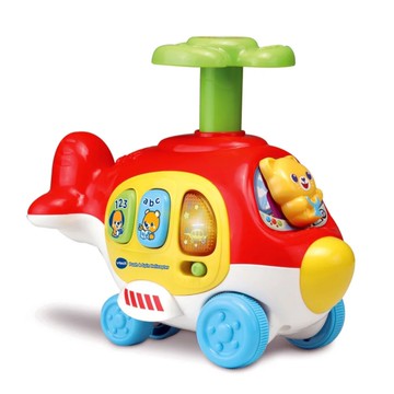 Vtech 壓壓滑行直升機|感統玩具|聲光玩具
