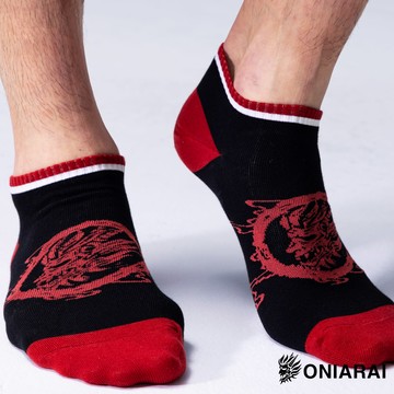 【新品配件9折↘滿額再折】和藝術鐙瓦低筒短襪 - BLUE WAY 鬼洗い