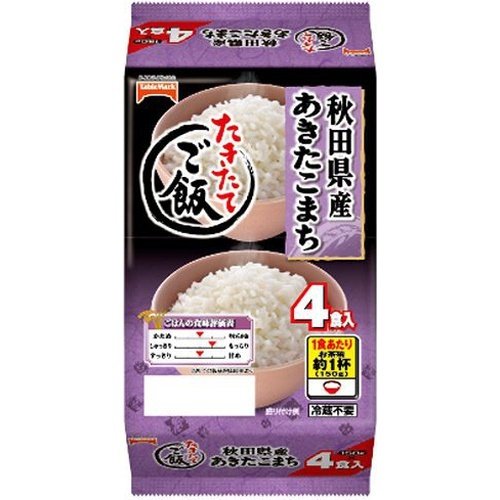 テーブルマーク たきたてご飯 秋田県産あきたこまち 4食×8入