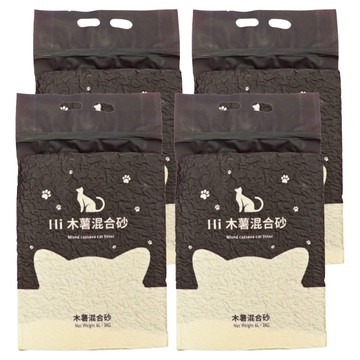 Hi木薯豆腐貓砂  2kg  4袋  綠茶香