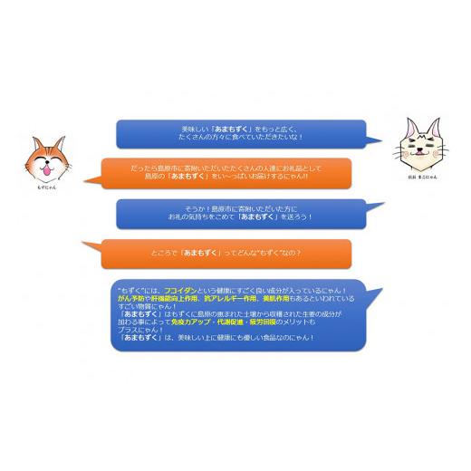 ふるさと納税 長崎県 島原市 AE229あまもずく　2.0kgセット（500g×4パック）　〜地元で愛される優しい甘さと生姜風味〜