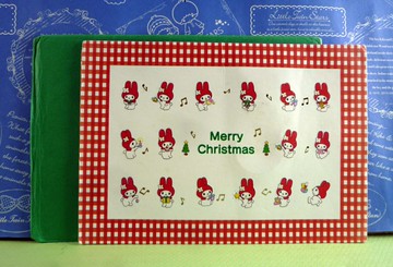 【震撼精品百貨】My Melody 美樂蒂 卡片 紅 音符 震撼日式精品百貨