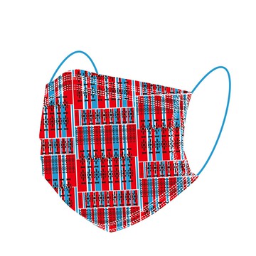 【紅白藍鐵閘】設計師口罩 | 國潮港風新中式