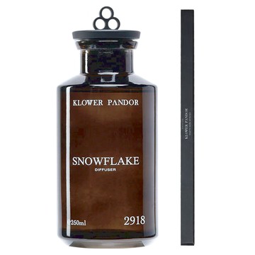 KLOWER PANDOR 擴香瓶 附擴香棒 2961 心動時刻  1個  250ml  黑棕色