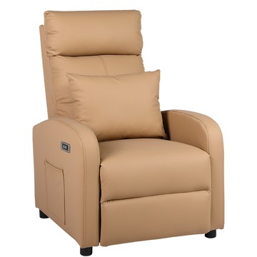 【Hampton 漢汀堡】丹尼爾電動躺椅-多色可選泰迪橙