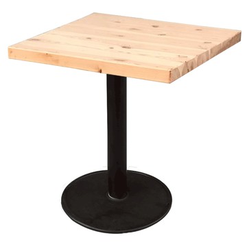 訂製品 實木桌面 圓盤腳 圓柱腳桌 商空桌 餐桌 洽談桌 CU014