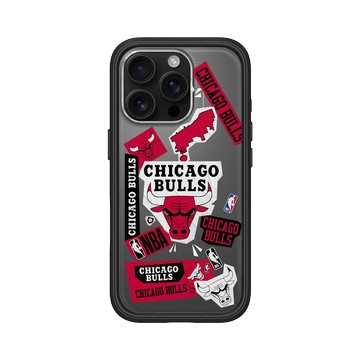 iPhone 16 Pro Mod NX 黑 - NBA - 拼貼系列-芝加哥公牛 Chicago Bulls - Collage