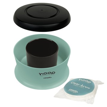 ceado Hoop 咖啡濾杯 附上蓋 海藍色  1個  250ml  過濾塔 + 水冠 + 100張配套圓形濾紙 + 上蓋