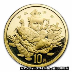 アンティークコイン コイン 金貨 銀貨 China oz Gold Yuan Coin of Auspicious Matters SKU