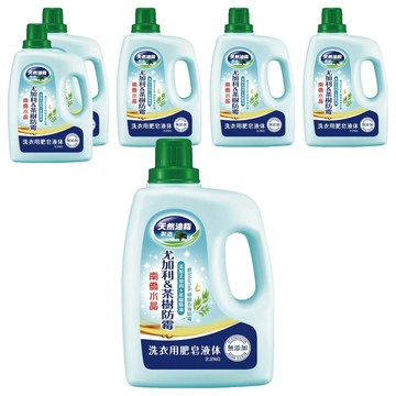 南僑水晶尤加利 & 茶樹防霉洗衣用液体  2.2kg  6桶