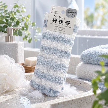 日本進口爽膚澡巾-22x100cm-2入