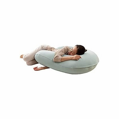 アイリスプラザ U字クッション もちもち からだにフィット 幸せにするクッション ビーンズ 日本製 腰をしっかりサポート 抱き枕 ソファ お昼寝 カバ 通販 Lineポイント最大get Lineショッピング