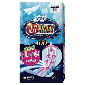 蘇菲超熟睡肌呼吸40cm衛生棉 10片