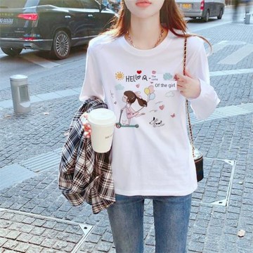 流行新款打底衫可外穿長袖T恤