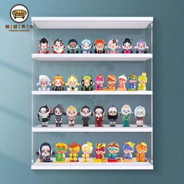【新品上市】高端手辦收納櫃 多層透明展示盒 防塵模型玩具陳列架泡泡瑪特盲盒收納架 白色多層娃娃樂高手辦透明收納展示盒 可掛墻款免運 工廠直銷 開立發票j227