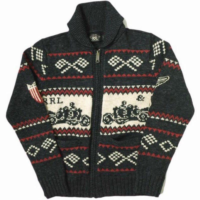 DoubleRLコットンウールショールカラーカーディガン 【楽天市場】RRL