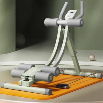 【新川】弧形雙軌腹肌訓練機 果漾綠標準款