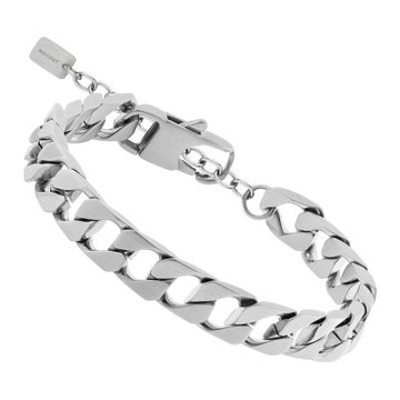 法國 ROCHET FORGE系列 霧面不鏽鋼男士手鍊-銀 HB9280