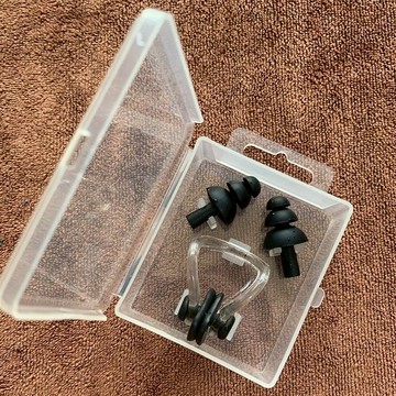 游泳鼻夾耳塞套裝硅膠專業防水防滑防嗆水鼻塞成人兒童套裝備用品