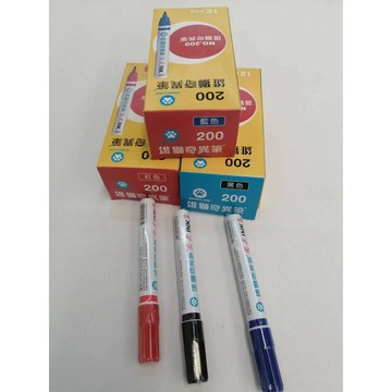 雄獅 奇異筆 油性速乾 200-粗 / 600 -細   黑/紅/ 藍