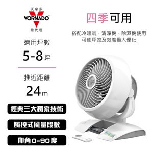 【VORNADO】DC直流渦流空氣循環機 5303DC-TW 白