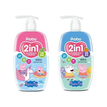 佩佩豬 二合一沐浴露500ml【合康連鎖藥局】