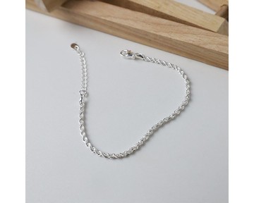 I 小麻花 I 925純銀手鍊