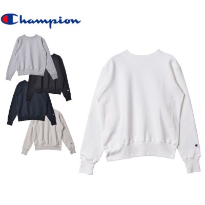 Champion リバースウィーブ クルーネック 裏起毛 スウェット シャツ トレーナー メンズ レディース 通販 Lineポイント最大get Lineショッピング