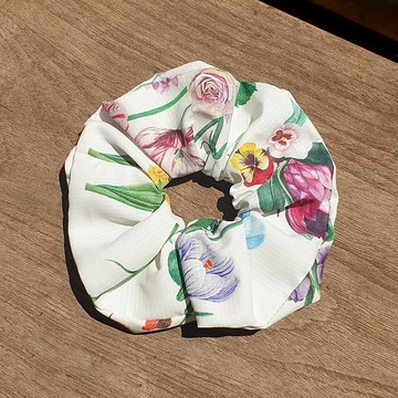 頭髮橡皮筋小髮圈：白色