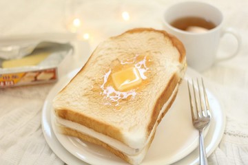 【袋裝】英式吐司麵包  方形奶油
