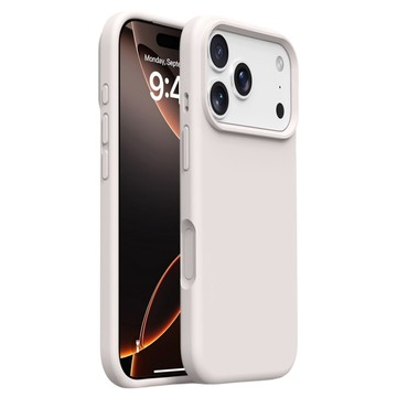 YUNMI 液態矽膠手機保護殼 不沾紋 保護套  古董白  iPhone 17 Pro 6.3吋