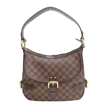 LOUIS VUITTON LV 路易威登 棕色 棋盤格 帆布 Highbury 肩背包 N51200 【二手名牌BRAND OFF】