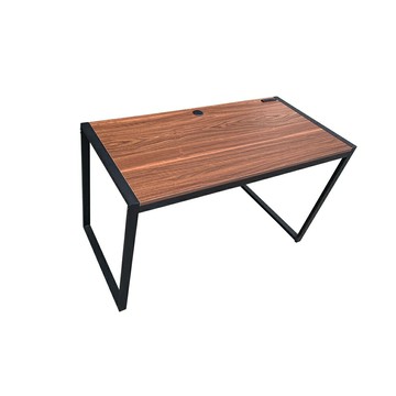 台灣製 128x60 充電 插頭+出線孔  工業風 書桌 辦工桌  工作桌 桌子