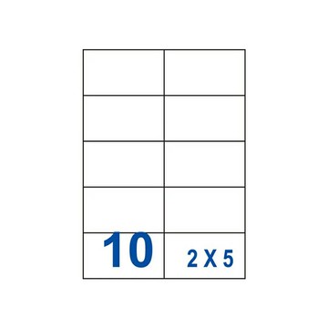 裕德 三用 電腦 標籤 10格 105X59.4mm 白色 1000張 /箱 US59105-1K