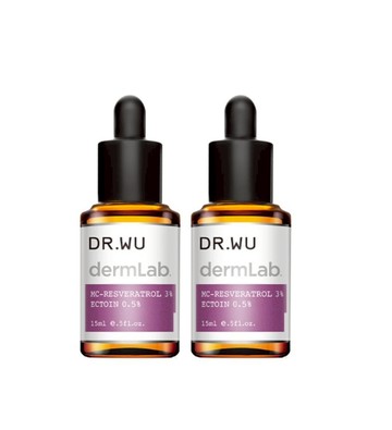 檔期限定!買1送1★DR.WU達爾膚 3%白藜蘆醇亮白修護精華 15ml(下單1出貨2)