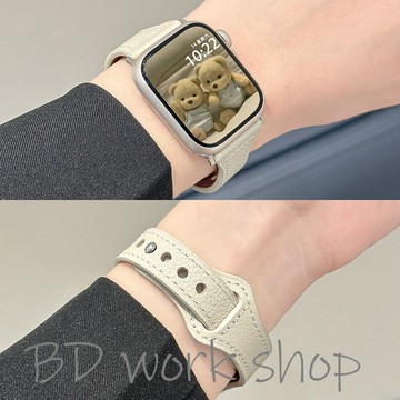 小蠻腰輕薄款 真皮錶帶 apple watch s10新款iwatch10錶帶 9 8 7 6 蘋果手錶錶帶 蘋果錶帶